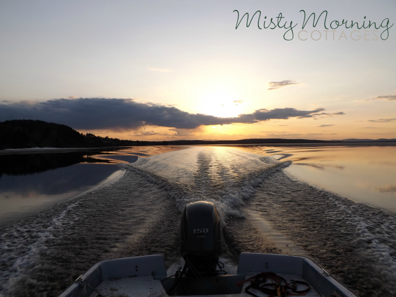 boating, moosehead, moosehead lake, rockwood, maine, misty morning cottages